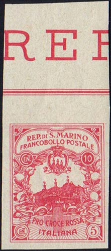 1916 - 10 + 5 cent. Croce Rossa, ... 