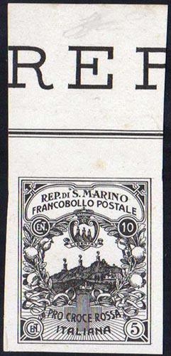 1916 - 10 + 5 cent. Croce Rossa, ... 