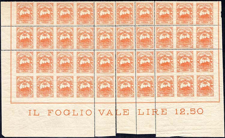 1916 - 20 + 5 cent. Croce Rossa, ... 