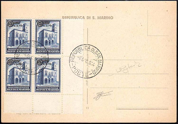 1934 - Palazzetto soprastampato, ... 