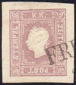 AUSTRIA GIORNALI 1858 - 1,05 k. ... 