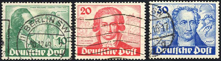 GERMANIA BERLINO 1949 - Goethe ... 