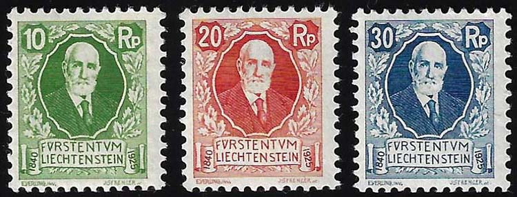 LIECHTENSTEIN 1925 - Compleanno ... 
