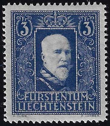LIECHTENSTEIN 1933 - 3 fr. ... 
