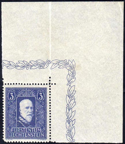 LIECHTENSTEIN 1933 - 3 fr. ... 