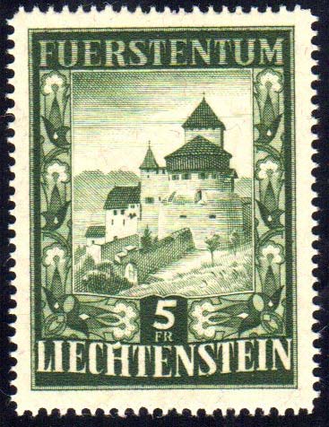 LIECHTENSTEIN 1952 - 5 fr. ... 