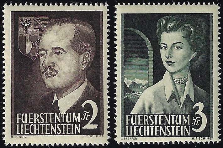 LIECHTENSTEIN 1955 - Principi ... 