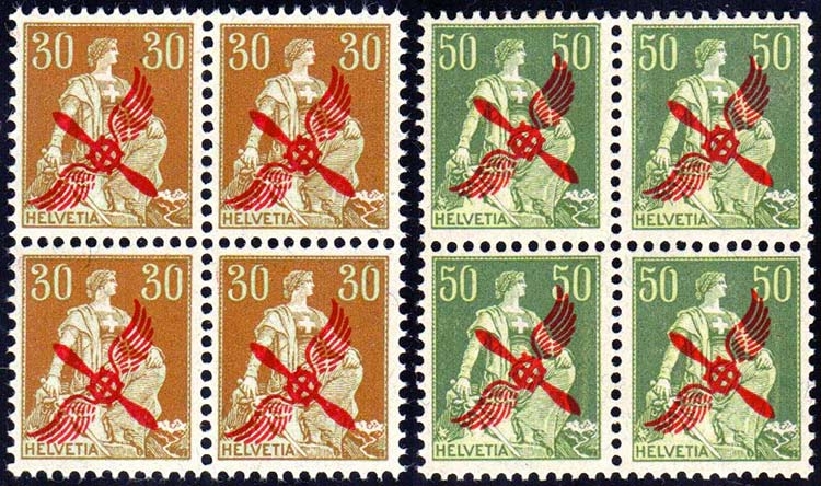 SVIZZERA POSTA AEREA 1919 - ... 