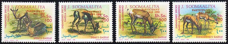 SOMALIA 1992 - Gazzelle, ... 