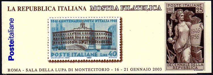 REPUBBLICA ITALIANA LIBRETTI 2003 ... 