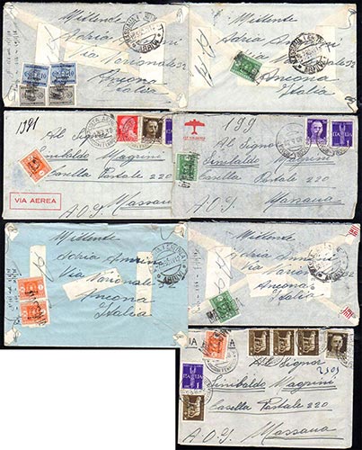 ERITREA 1938 - Bellinsieme di 7 ... 