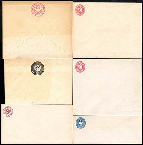 RUSSIA INTERI POSTALI 1848/1870 - ... 
