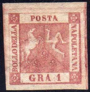1859 - 1 grano rosa carminio, II ... 