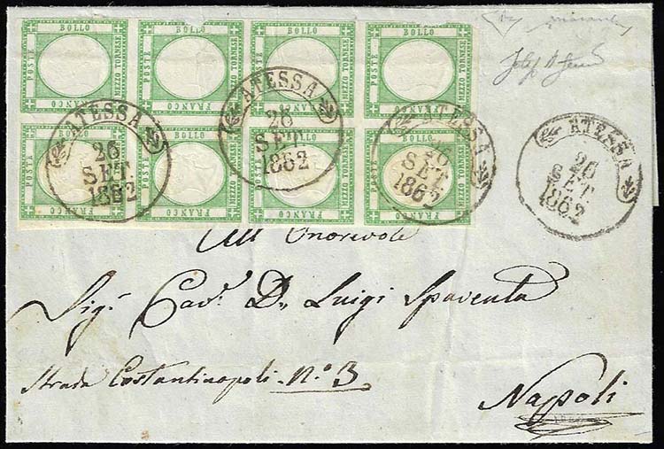 1862 - 1/2 tornese verde (17), ... 