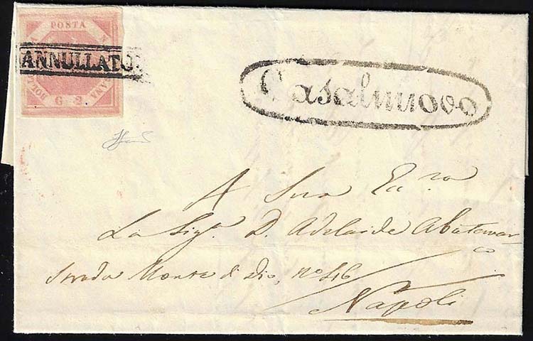 CASALNUOVO, annullato + ovale ... 