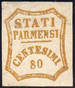 1859 - 80 cent. bistro oliva (18), ... 