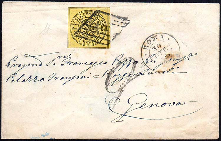 1866 - 4 baj giallo otto filetti ... 