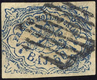 1864 - 50 baj azzurro oltremare ... 