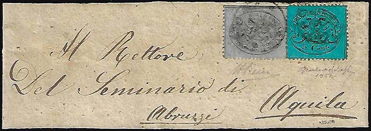 1870 - 3 cent. grigio chiaro, non ... 