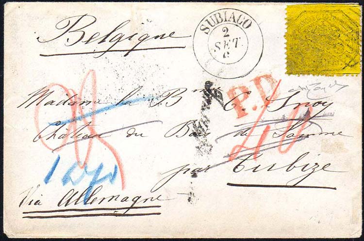 1859 - 40 cent. giallo (29b), ... 