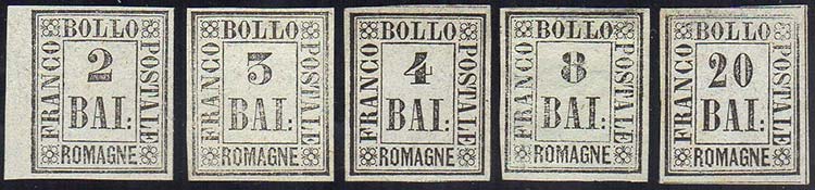 1859 - 2,3,4,8 e 20 baj grigio ... 