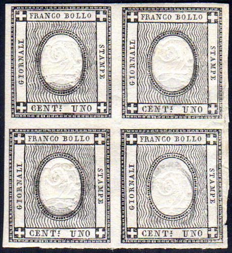 1861 - 1 cent. errore di cifra 2 ... 