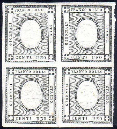 1861 - 1 cent. errore di cifra 2 ... 