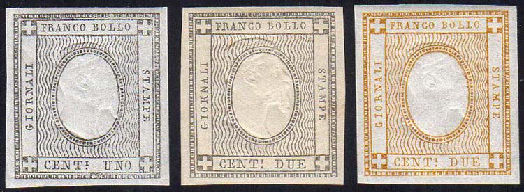 1861/62 - 1 cent. grigio nero, 2 ... 