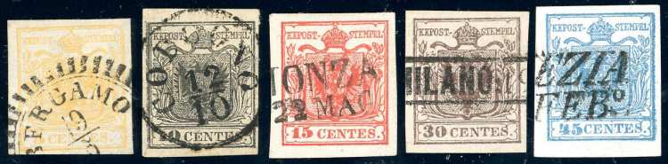 1850 - Carta a mano, serie di ... 