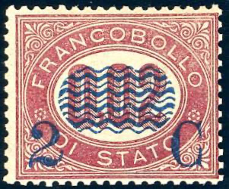 1878  - 2 cent. su 0,02 lire ... 