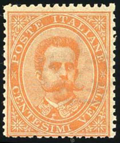 1879 - 20 cent. Umberto I (39), ... 