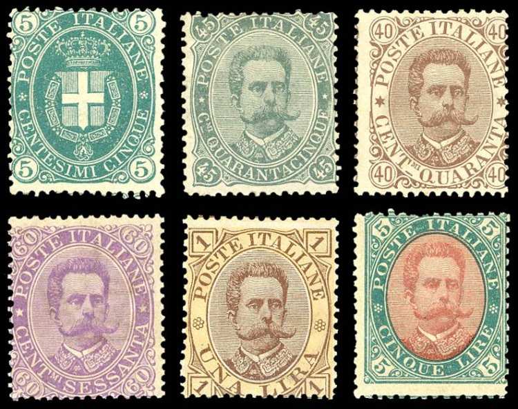 1889 - Seconda emissione (44/49), ... 