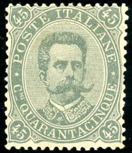 1889 - 45 cent. Umberto I (46), ... 