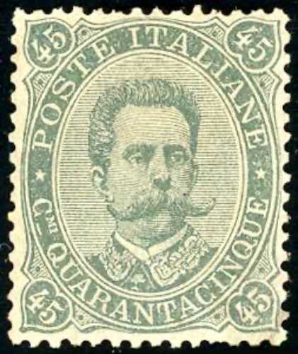 1889 - 45 cent. Umberto I (46), ... 