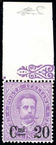 1890 - 2 cent. su 50 cent. Umberto ... 