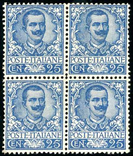 1901 - 25 cent. Floreale (73), ... 