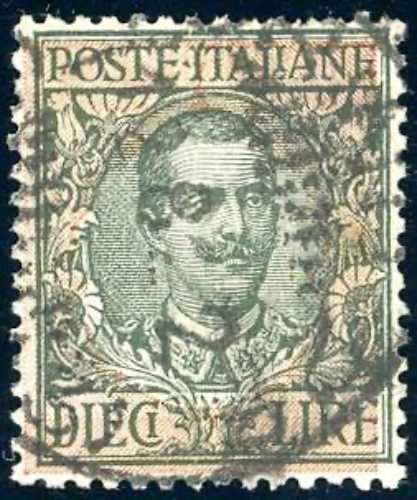 1910 - 10 lire Floreale, stampa in ... 
