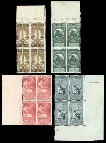 1911 - Unità dItalia, serie ... 