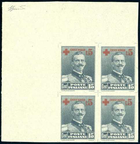 1915 - 15 + 5 cent. Pro Croce ... 