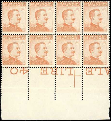 1916 - 20 cent. Michetti, senza ... 