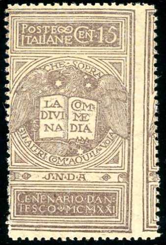 1921 - 15 cent. grigio violetto ... 
