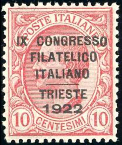 1922 - 10 cent. Congresso ... 
