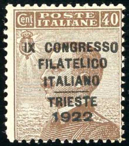 1922 - 40 cent. soprastampato ... 