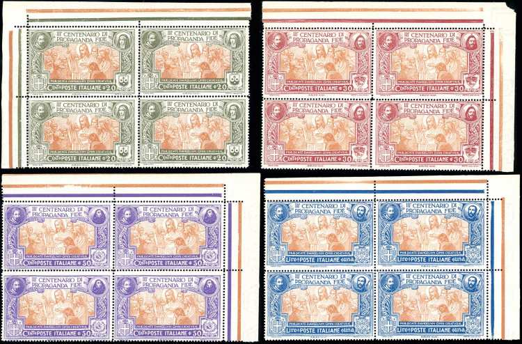 1923 - Propaganda Fide, serie ... 