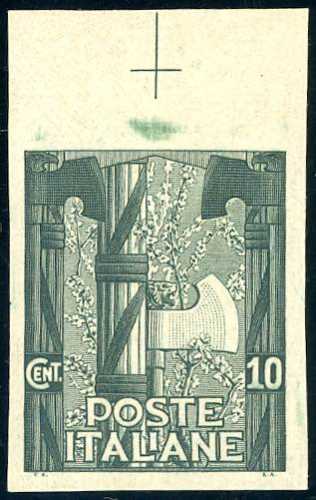 1923 - 10 cent. Marcia su Roma, ... 