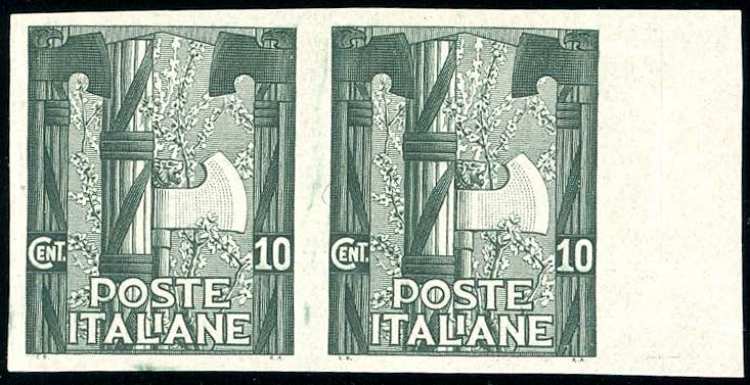 1923 - 10 cent. Marcia su Roma, ... 