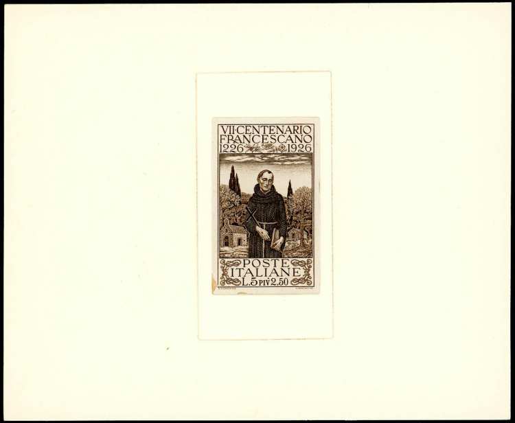 1926 - 5 + 2,50 lire San Francesco ... 