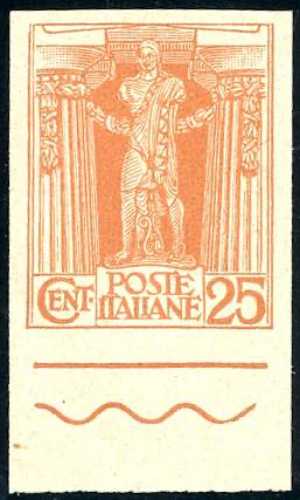 1925 - 25 cent. arancio serie ... 