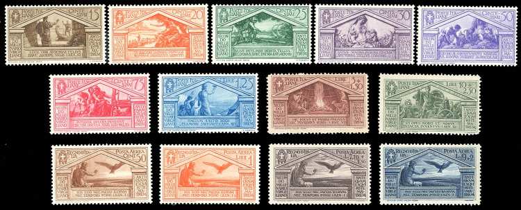 1930 - Virgilio (282/290+A), gomma ... 