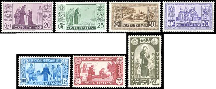 1931 - S. Antonio, dent. 14, serie ... 